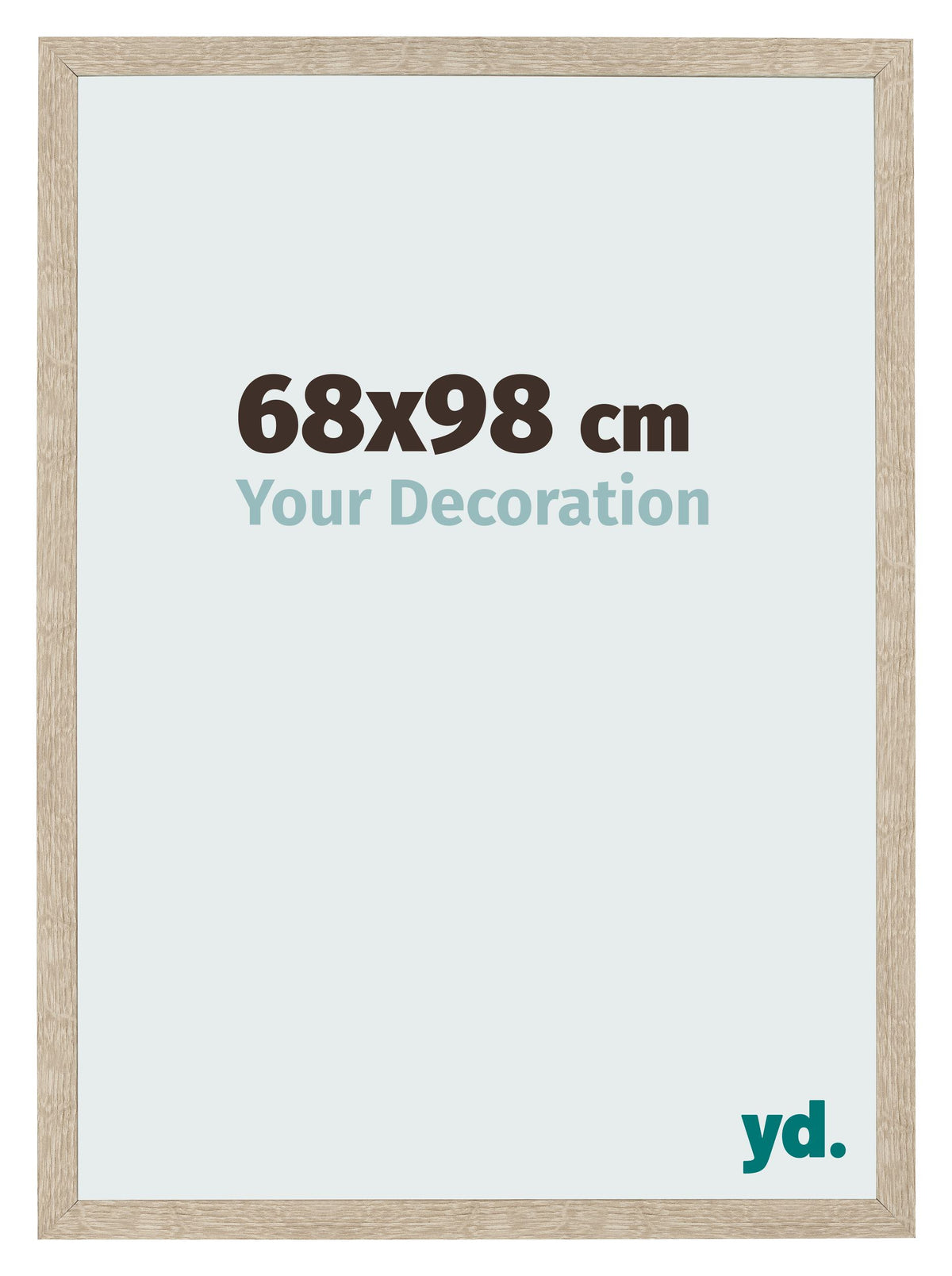 Photo Frame 68x98cm Sonoma Oak MDF Bologna Front Size | Yourdecoration.com