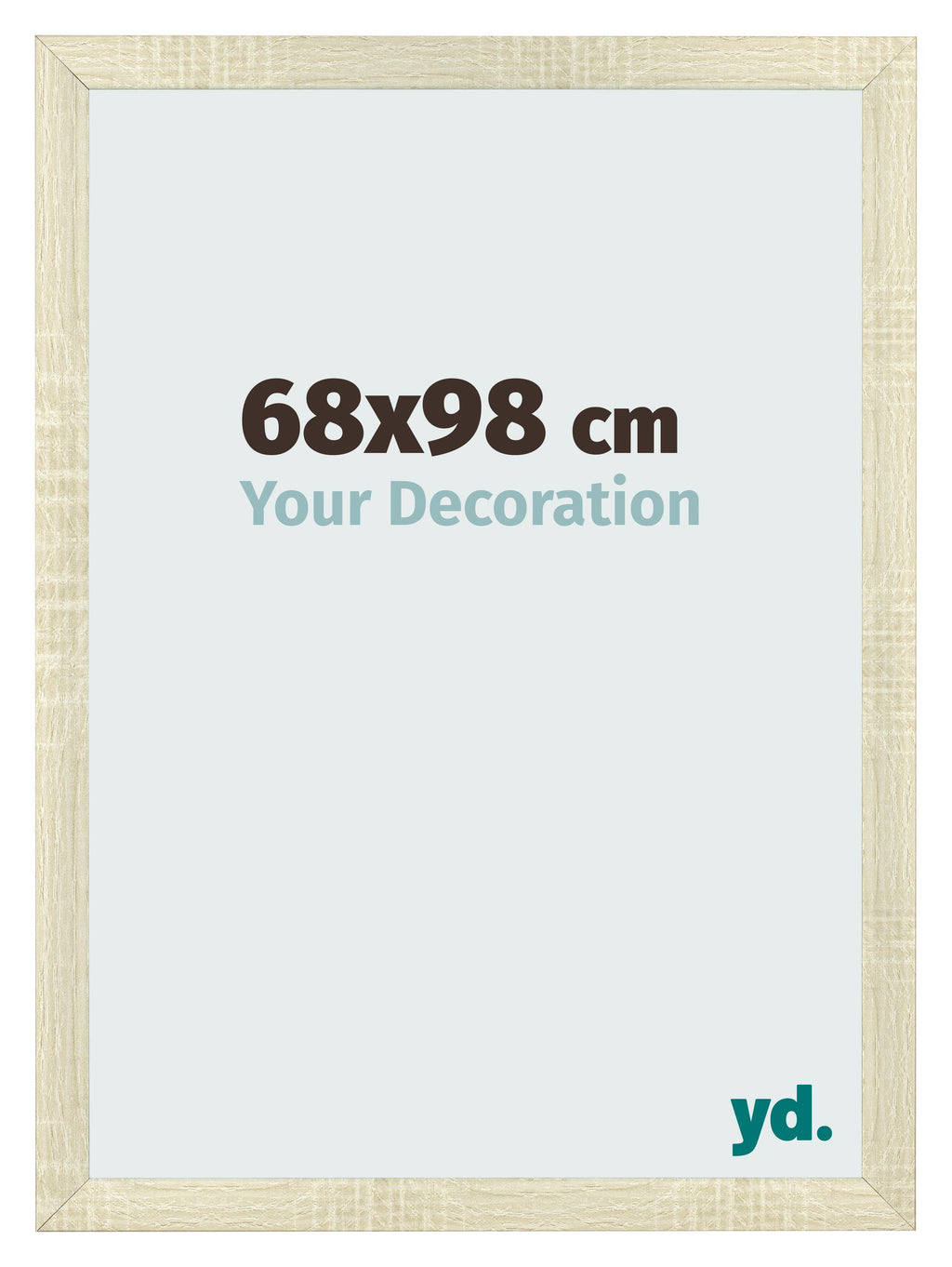 Photo Frame 68x98cm Sonoma Oak MDF Pisa Front Size | Yourdecoration.com