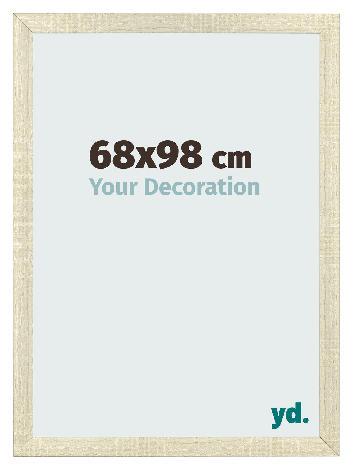 Photo Frame 68x98cm Sonoma Oak MDF Pisa Front Size | Yourdecoration.com