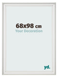 Photo Frame 68x98cm White Swept MDF Lazio Front Size | Yourdecoration.com