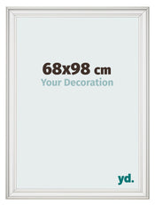 Photo Frame 68x98cm White Swept MDF Lazio Front Size | Yourdecoration.com