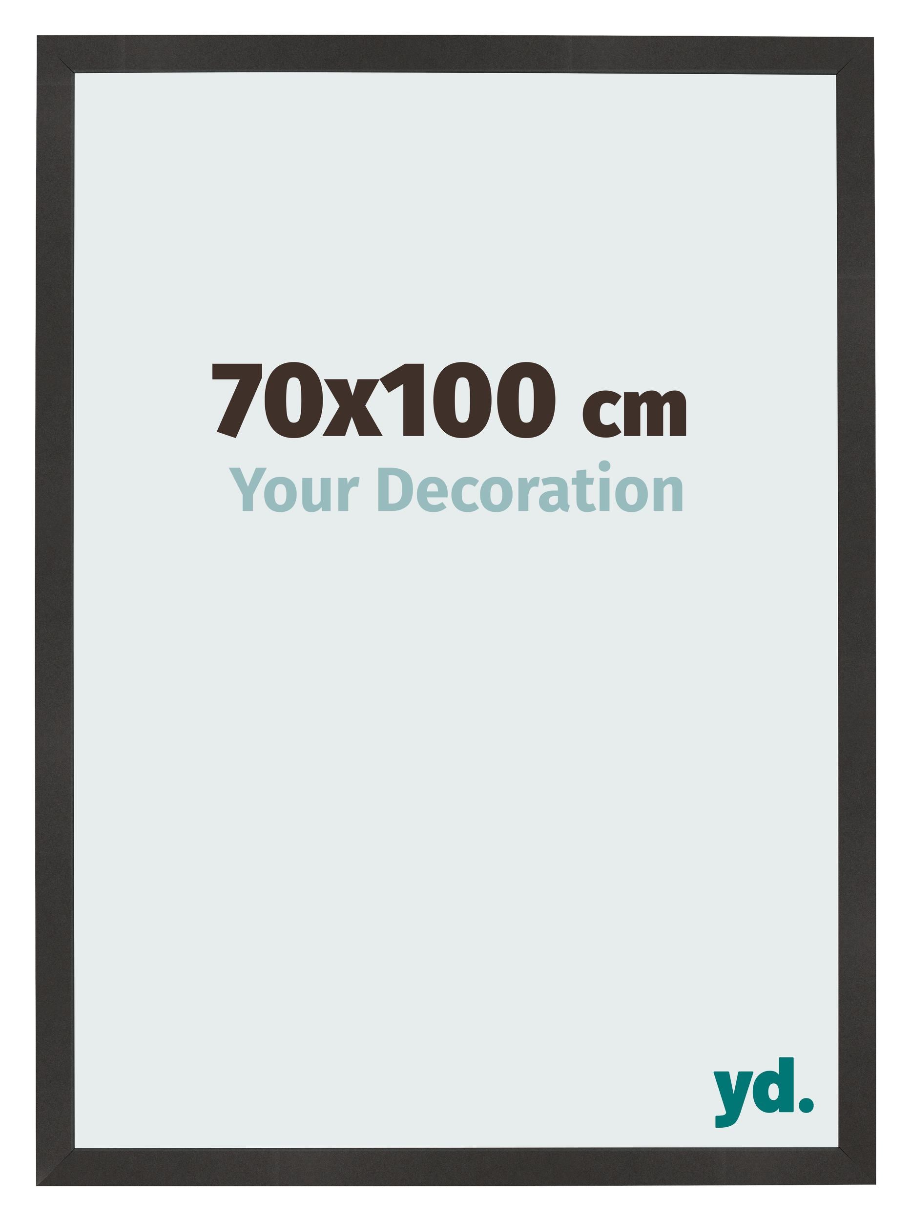 Photo Frame 70x100 cm Black Matte MDF Bologna Front Size | Yourdecoration.com