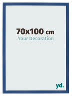 Photo Frame 70x100 cm Dark Blue MDF Bologna Front Size | Yourdecoration.com