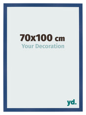 Photo Frame 70x100 cm Dark Blue MDF Bologna Front Size | Yourdecoration.com