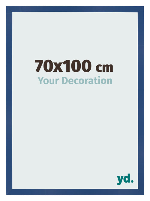Photo Frame 70x100 cm Dark Blue MDF Bologna Front Size | Yourdecoration.com