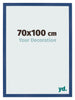 Photo Frame 70x100 cm Dark Blue MDF Bologna Front Size | Yourdecoration.com