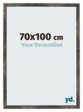 Photo Frame 70x100 cm Oxidized Metal MDF Bologna Front Size | Yourdecoration.com