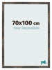 Photo Frame 70x100 cm Oxidized Metal MDF Bologna Front Size | Yourdecoration.com