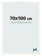 Photo Frame 70x100 cm White High Gloss MDF Bologna Front Size | Yourdecoration.com