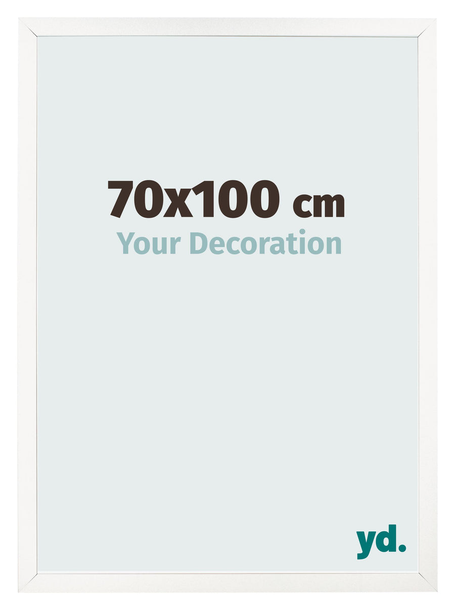 Photo Frame 70x100 cm White High Gloss MDF Bologna Front Size | Yourdecoration.com