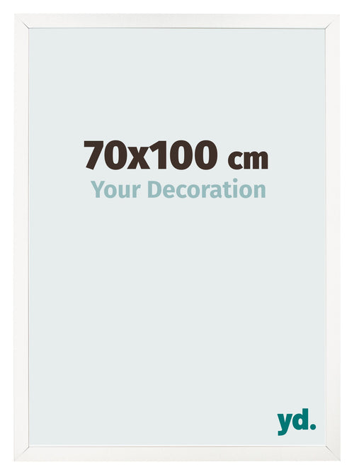Photo Frame 70x100 cm White High Gloss MDF Bologna Front Size | Yourdecoration.com