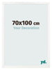 Photo Frame 70x100 cm White High Gloss MDF Bologna Front Size | Yourdecoration.com