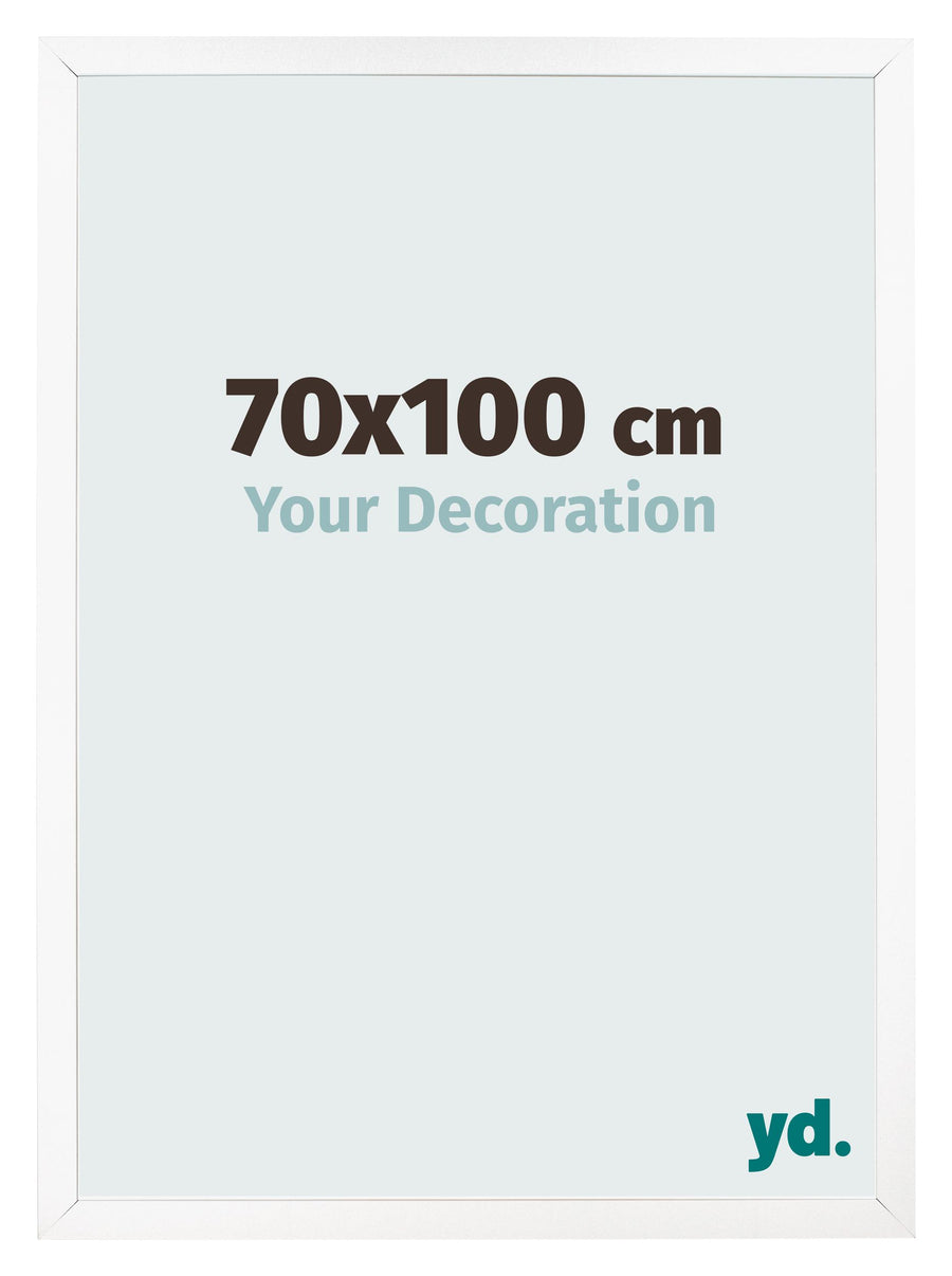 Photo Frame 70x100 cm White Matte MDF Bologna Front Size | Yourdecoration.com