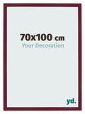 Photo Frame 70x100 cm Wine Red Swept MDF Bologna Front Size | Yourdecoration.com