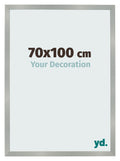 Photo Frame 70x100cm Aluminum Brushed MDF Bologna Front Size | Yourdecoration.com