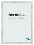 Photo Frame 70x100cm Aluminum Brushed MDF Pisa Front Size | Yourdecoration.com