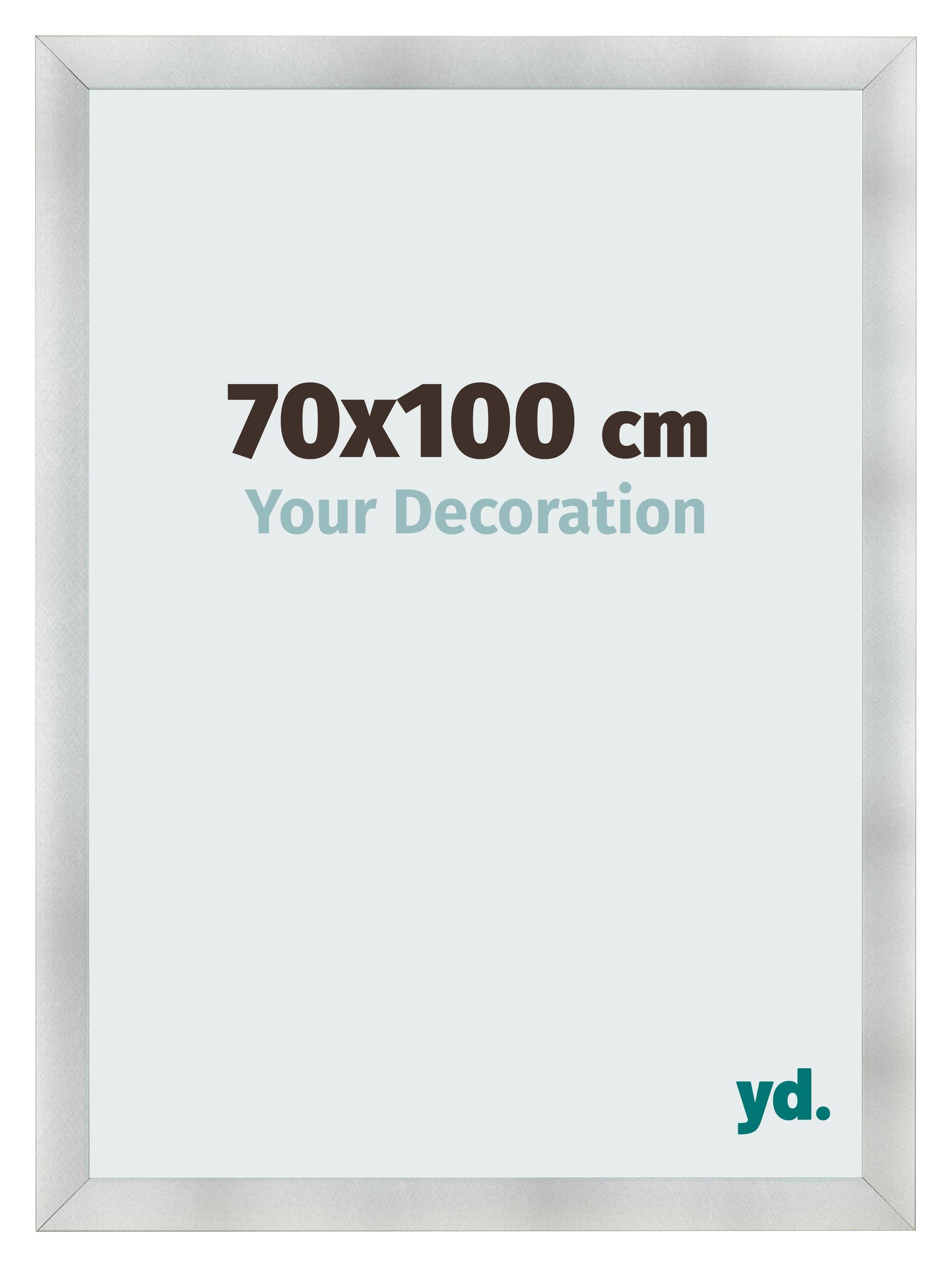 Photo Frame 70x100cm Aluminum Brushed MDF Pisa Front Size | Yourdecoration.com