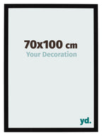 Photo Frame 70x100cm Black High Gloss MDF Bologna Front Size | Yourdecoration.com