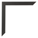 Photo Frame 70x100cm Black Matte MDF Bologna Detail Corner | Yourdecoration.com
