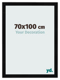 Photo Frame 70x100cm Black Silver Polished MDF Pisa Front Size | Yourdecoration.com
