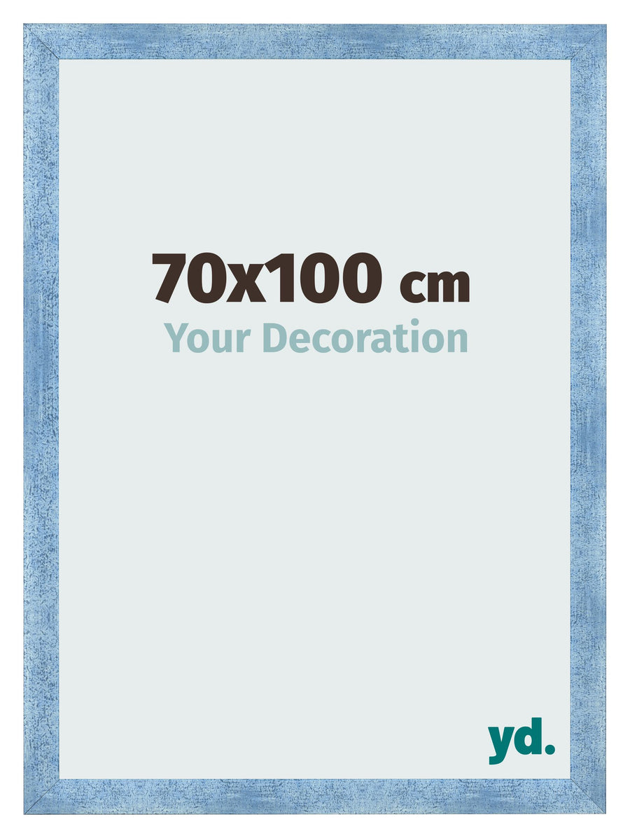 Photo Frame 70x100cm Clear Blue Swept MDF Pisa Front Size | Yourdecoration.com