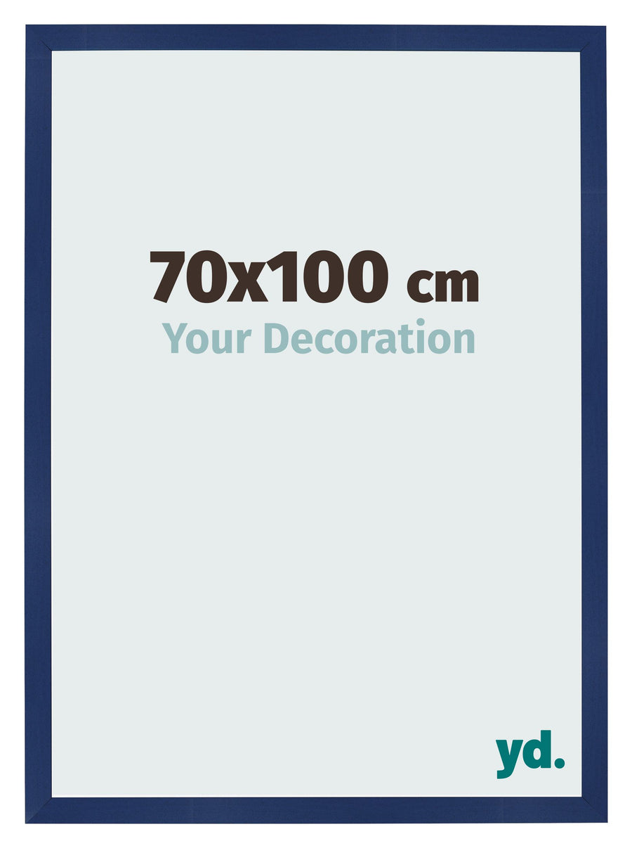 Photo Frame 70x100cm Dark Blue Swept MDF Bologna Front Size | Yourdecoration.com