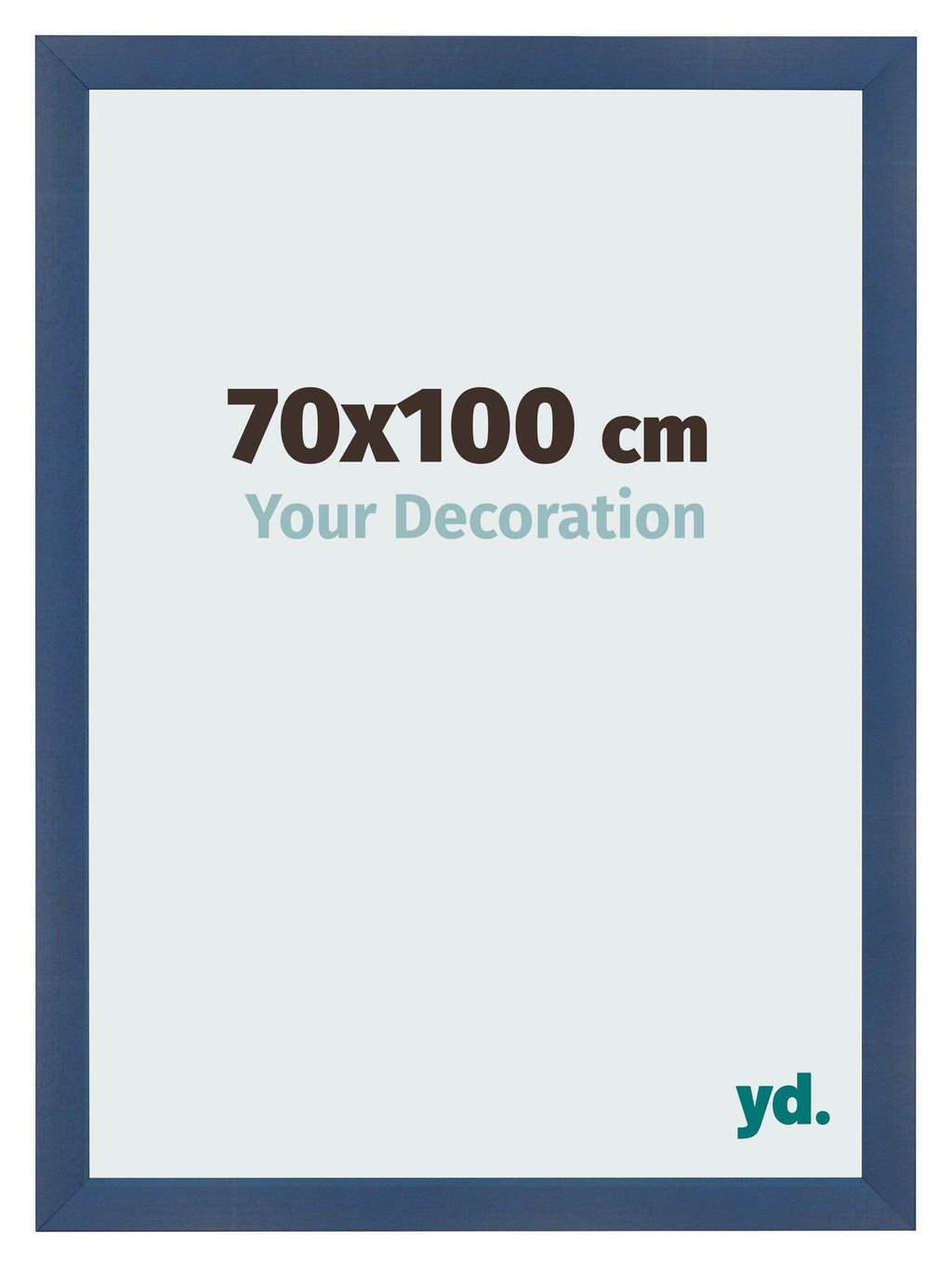 Photo Frame 70x100cm Dark Blue Swept MDF Pisa Front Size | Yourdecoration.com