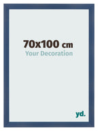 Photo Frame 70x100cm Dark Blue Swept MDF Pisa Front Size | Yourdecoration.com
