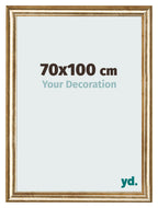 Photo Frame 70x100cm Gold Antique MDF Lazio Front Size | Yourdecoration.com