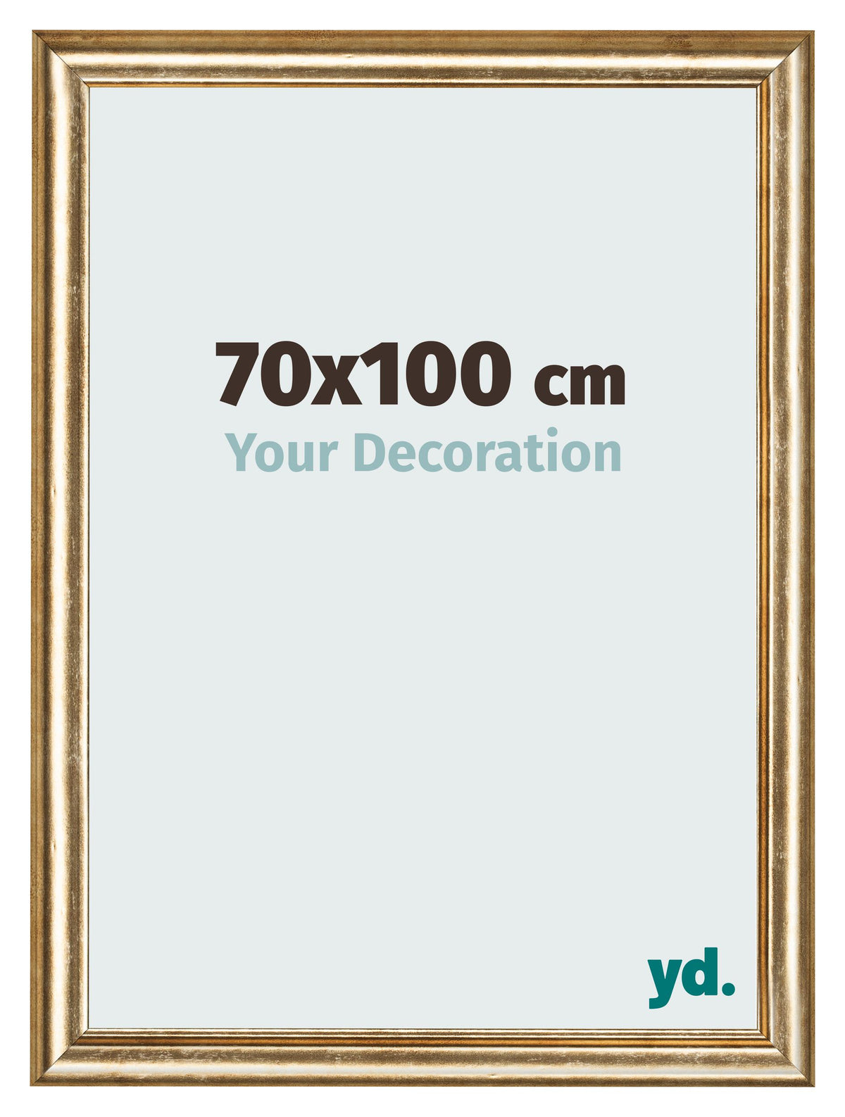 Photo Frame 70x100cm Gold Antique MDF Lazio Front Size | Yourdecoration.com