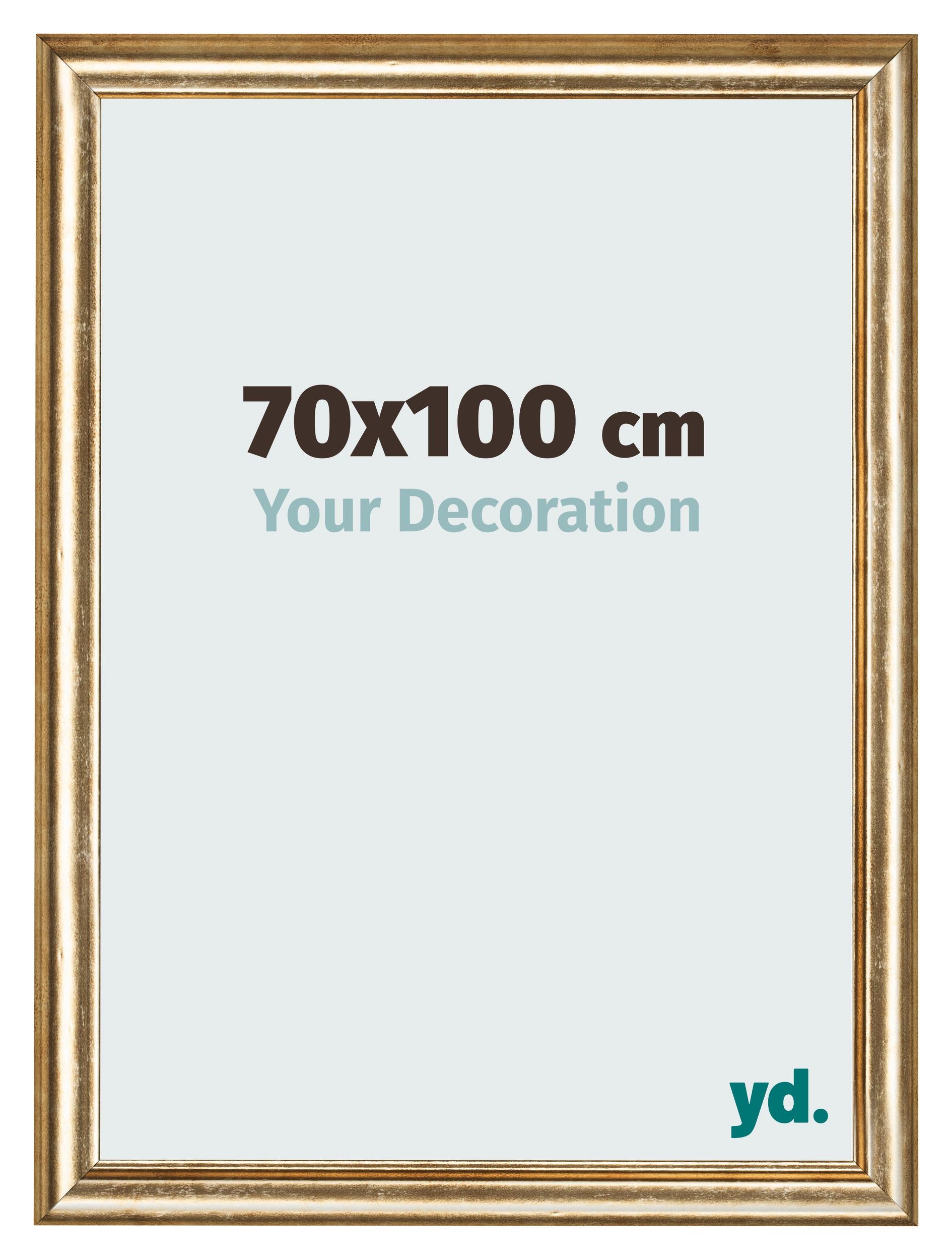 Photo Frame 70x100cm Gold Antique MDF Lazio Front Size | Yourdecoration.com