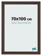 Photo Frame 70x100cm Oak Dark MDF Lazio Front Size | Yourdecoration.com
