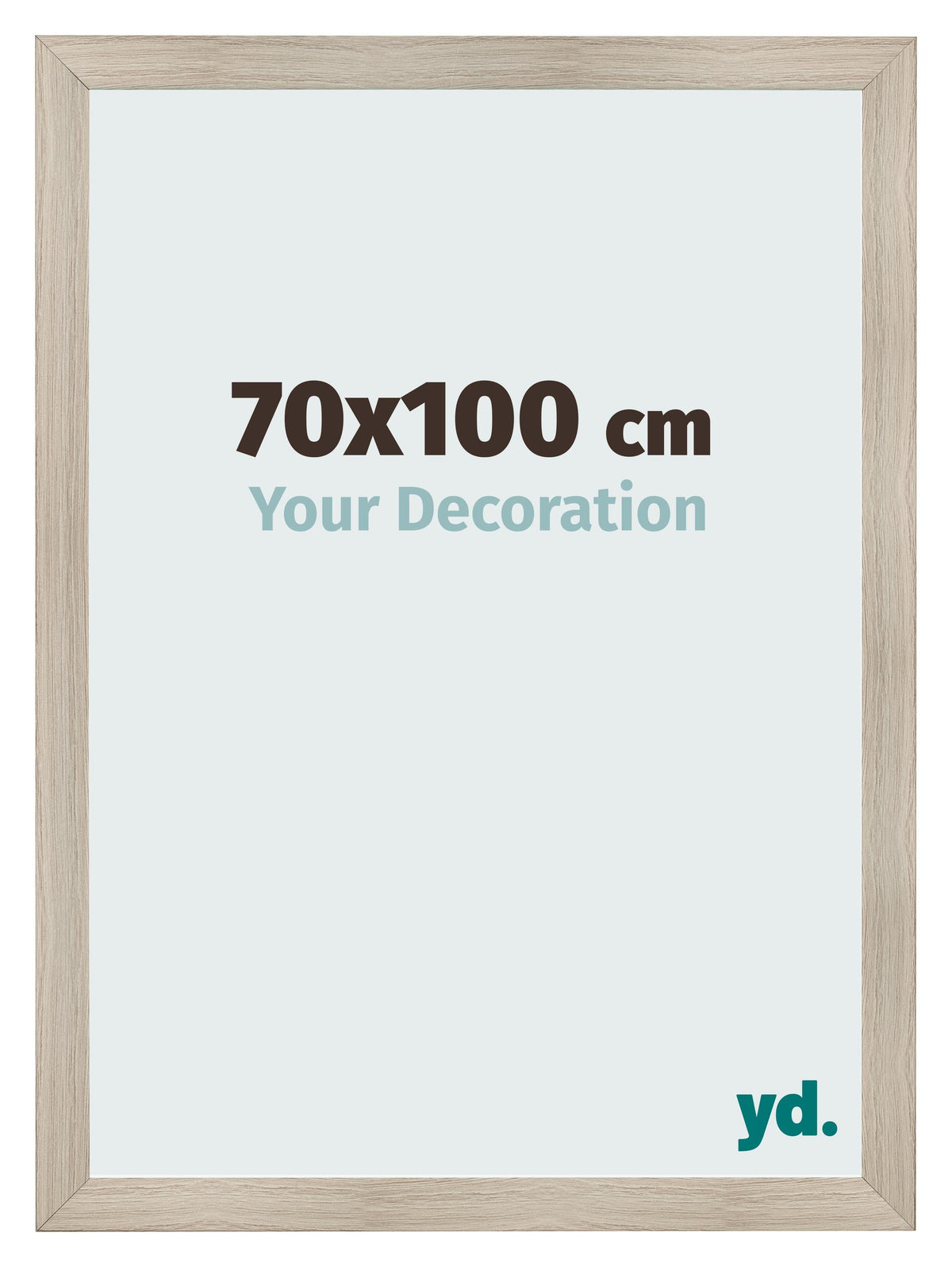 Photo Frame 70x100cm Oak Rustic MDF Pisa Front Size | Yourdecoration.com