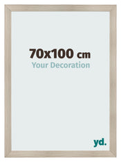 Photo Frame 70x100cm Oak Rustic MDF Pisa Front Size | Yourdecoration.com