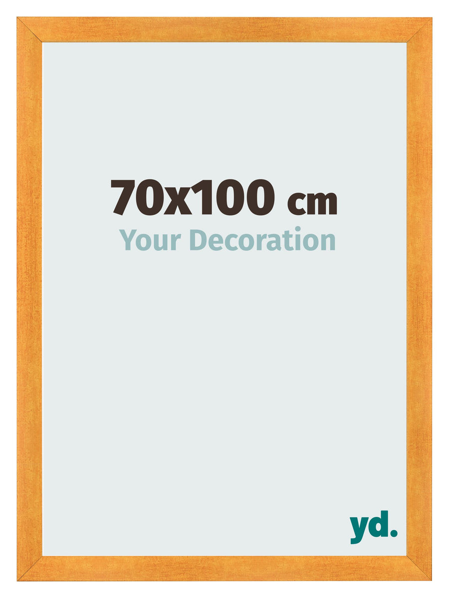 Photo Frame 70x100cm Orange MDF Pisa Front Size | Yourdecoration.com