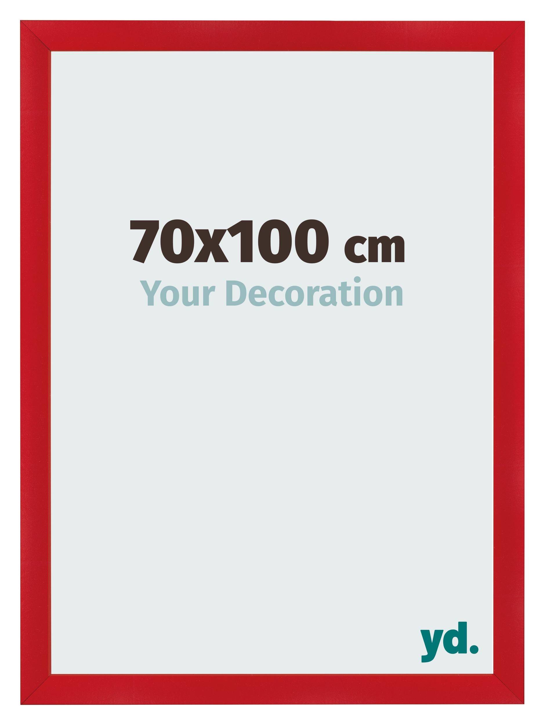 Photo Frame 70x100cm Red MDF Pisa Front Size | Yourdecoration.com