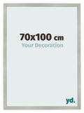 Photo Frame 70x100cm Silver Matte MDF Bologna Front Size | Yourdecoration.com