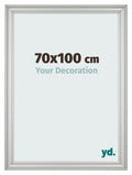 Photo Frame 70x100cm Silver Matte MDF Lazio Front Size | Yourdecoration.com