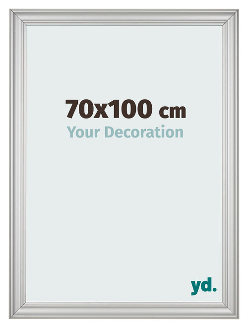 Photo Frame 70x100cm Silver Matte MDF Lazio Front Size | Yourdecoration.com