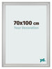 Photo Frame 70x100cm Silver Matte MDF Lazio Front Size | Yourdecoration.com