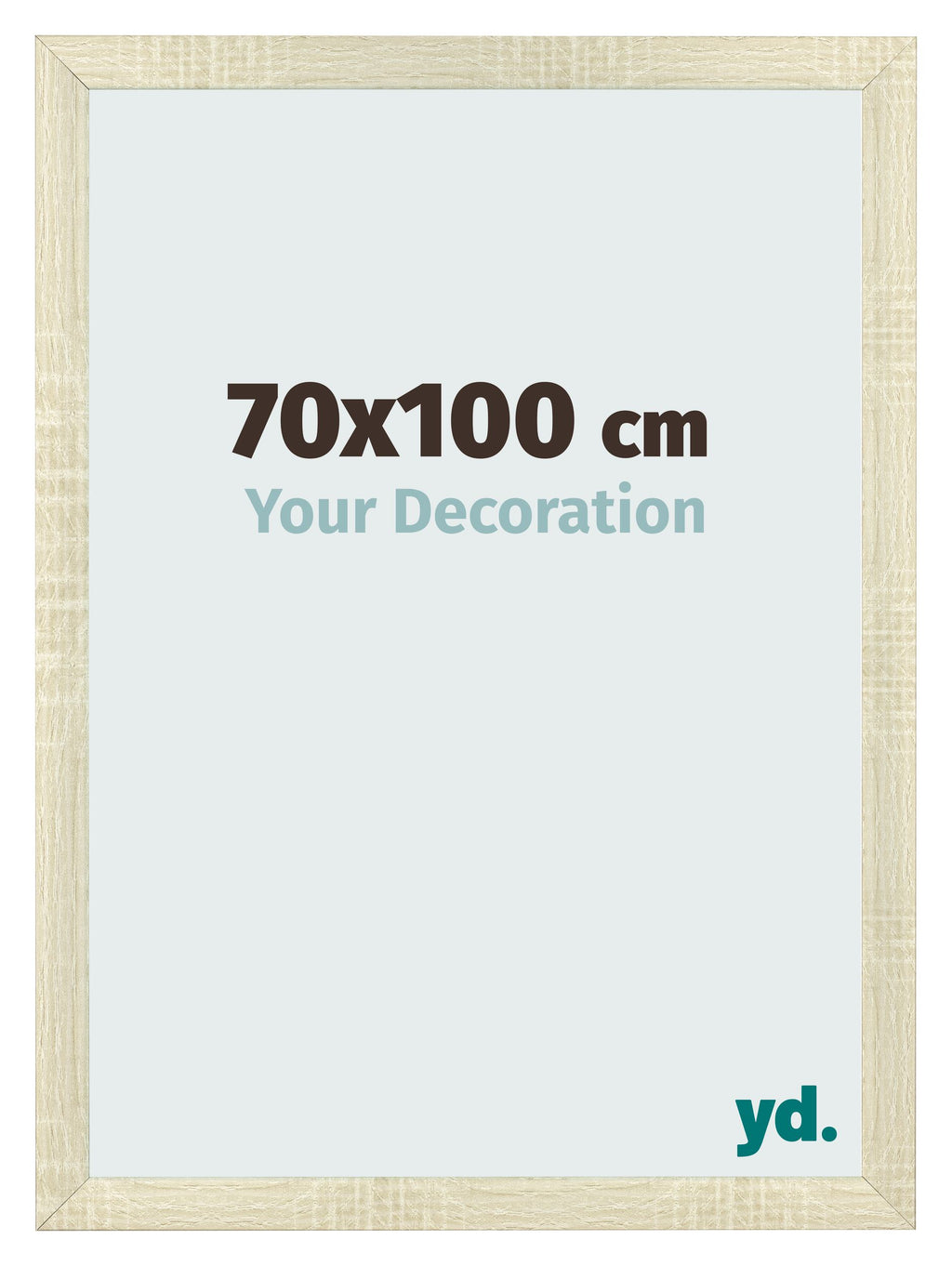 Photo Frame 70x100cm Sonoma Oak MDF Pisa Front Size | Yourdecoration.com