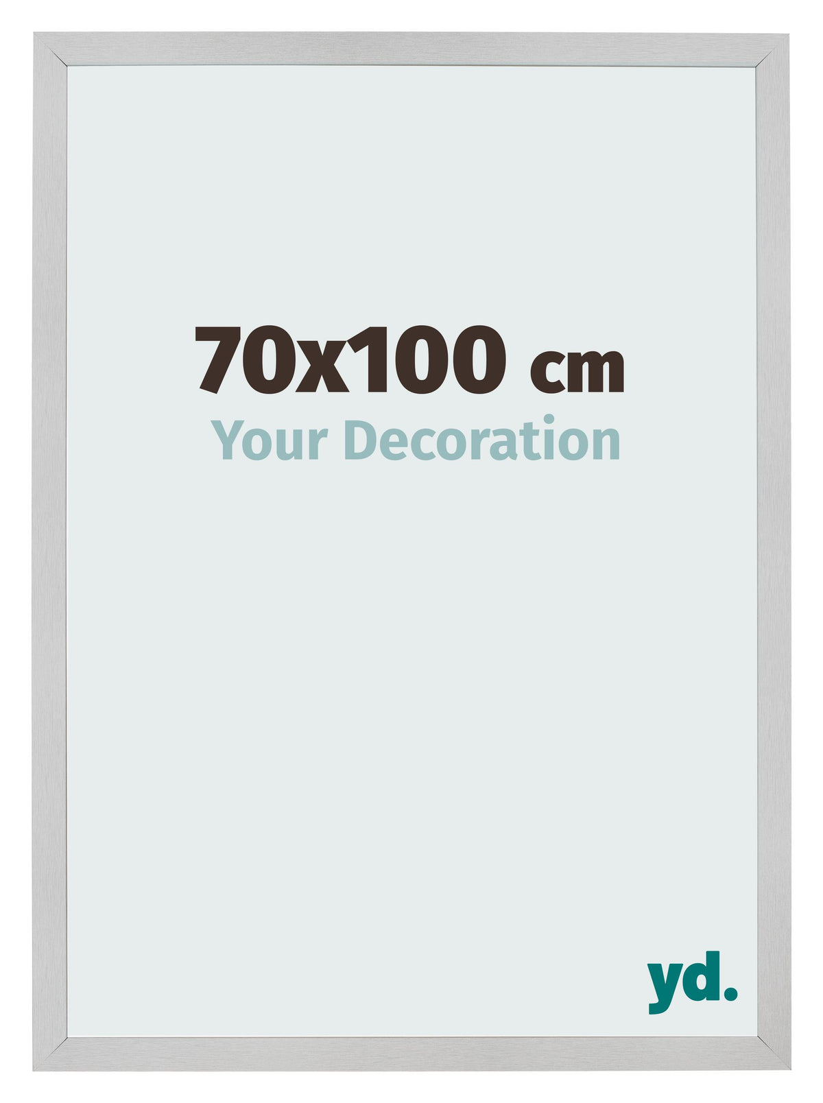 Photo Frame 70x100cm Stainless Steel MDF Bologna Front Size | Yourdecoration.com