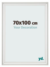 Photo Frame 70x100cm White Swept MDF Lazio Front Size | Yourdecoration.com