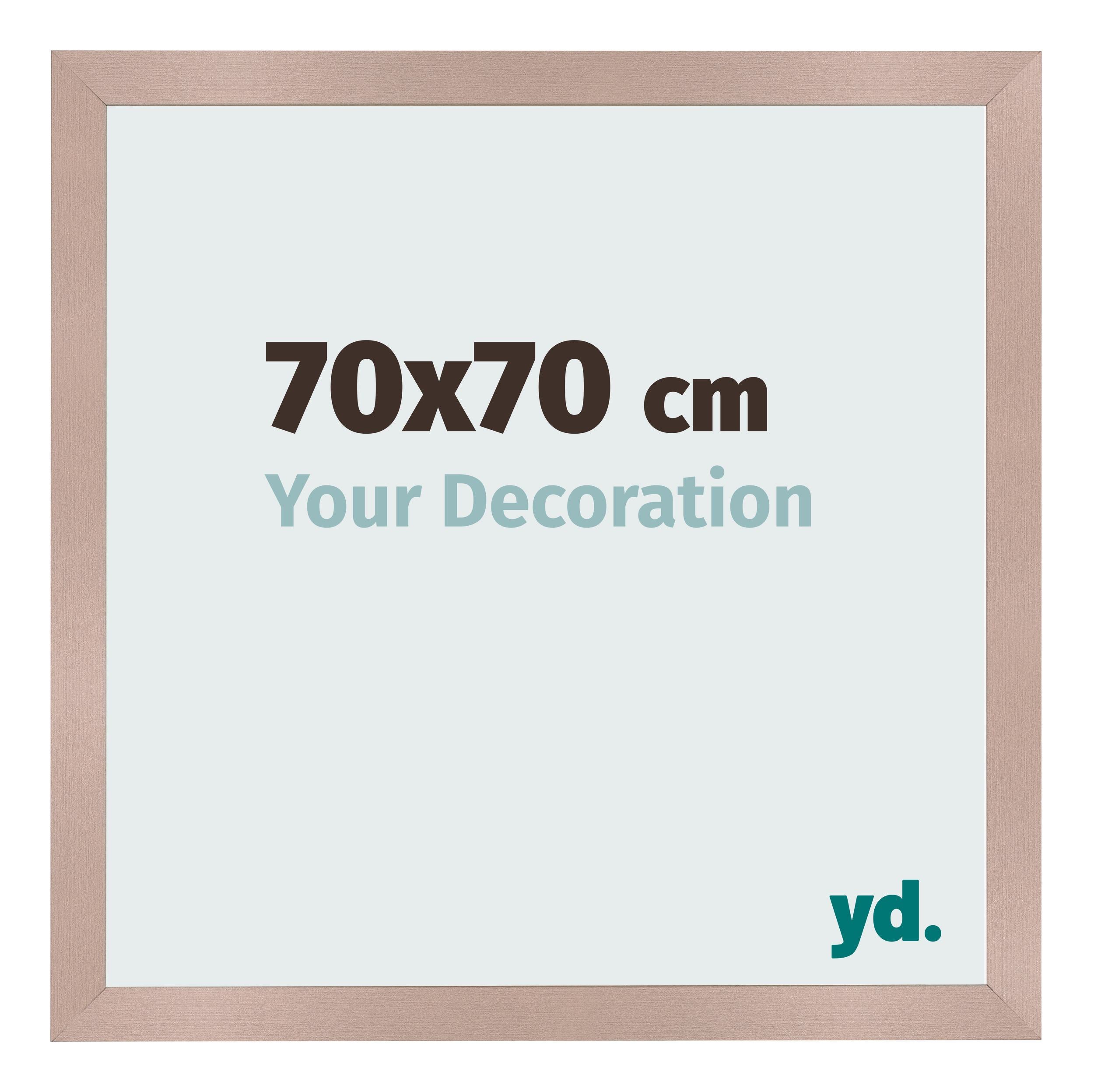 Photo Frame 70x70 cm Dusty Pink MDF Bologna Front Size | Yourdecoration.com