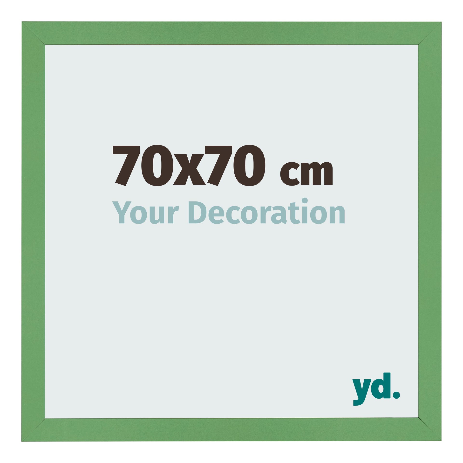 Photo Frame 70x70 cm Green MDF Bologna Front Size | Yourdecoration.com