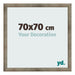 Photo Frame 70x70 cm Metal Vintage MDF Bologna Front Size | Yourdecoration.com