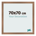 Photo Frame 70x70cm Copper Design MDF Bologna Front Size | Yourdecoration.com