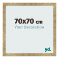Photo Frame 70x70cm Gold Antique MDF Bologna Front Size | Yourdecoration.com