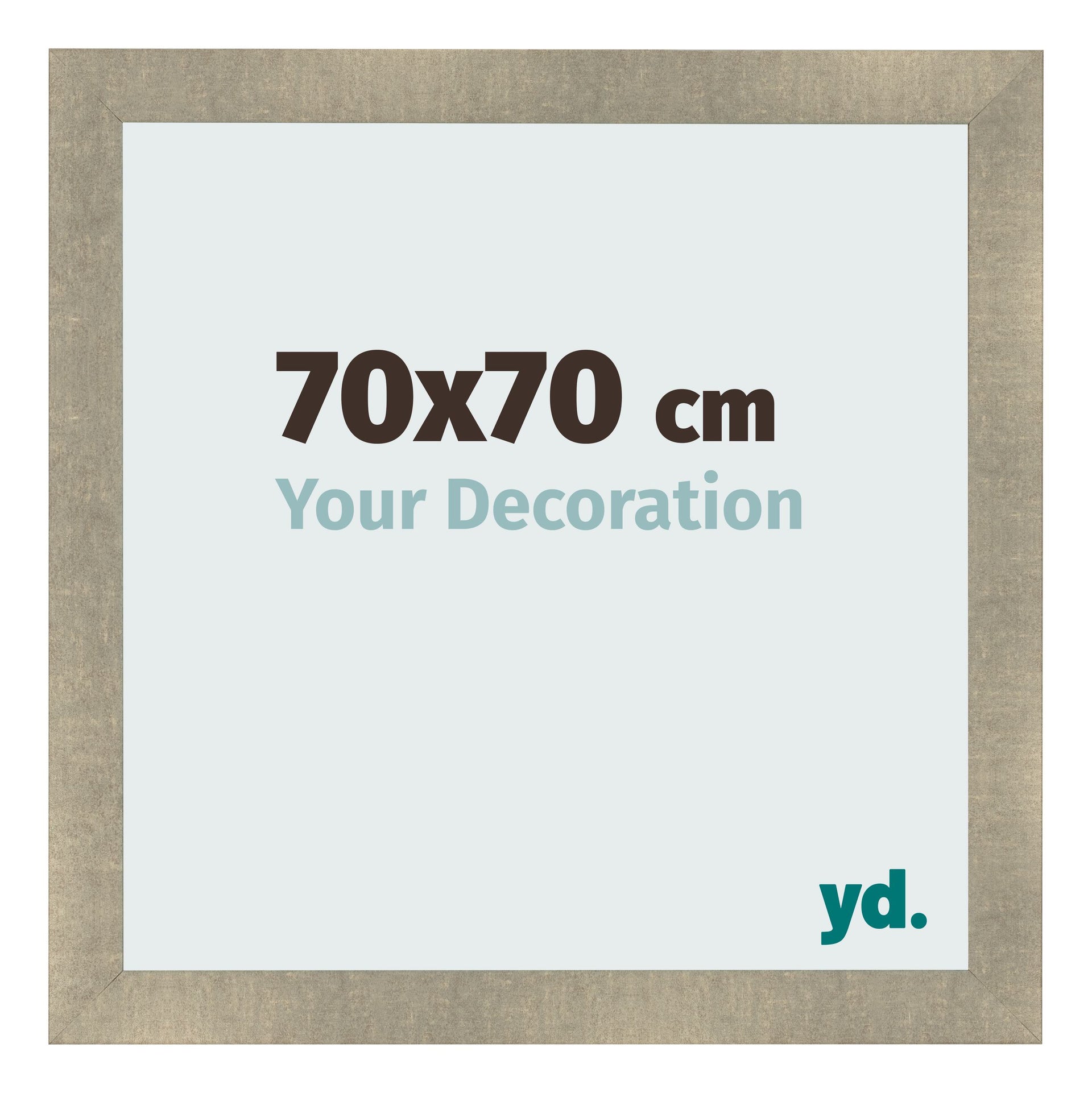 Photo Frame 70x70cm Gold Vintage MDF Pisa Front Size | Yourdecoration.com