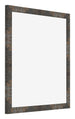 Photo Frame 70x70cm Oxidized Metal MDF Bologna Front Oblique | Yourdecoration.com